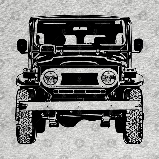 FJ40 Land Cruiser Sketch Art by DemangDesign